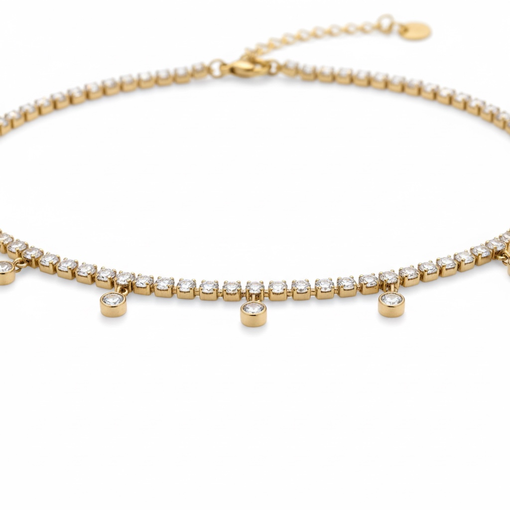 The Celeste Drop Choker