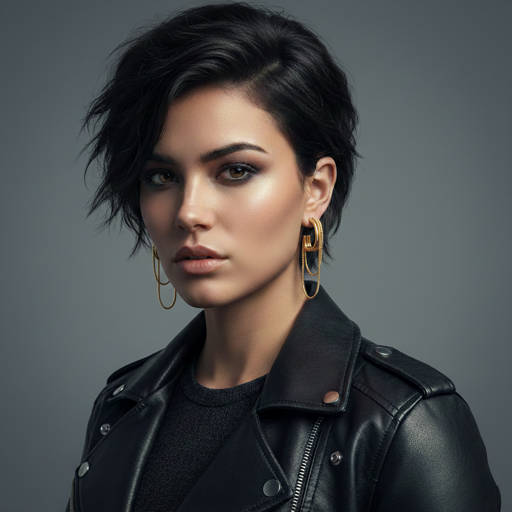 Drape & Flow Triple Hoops