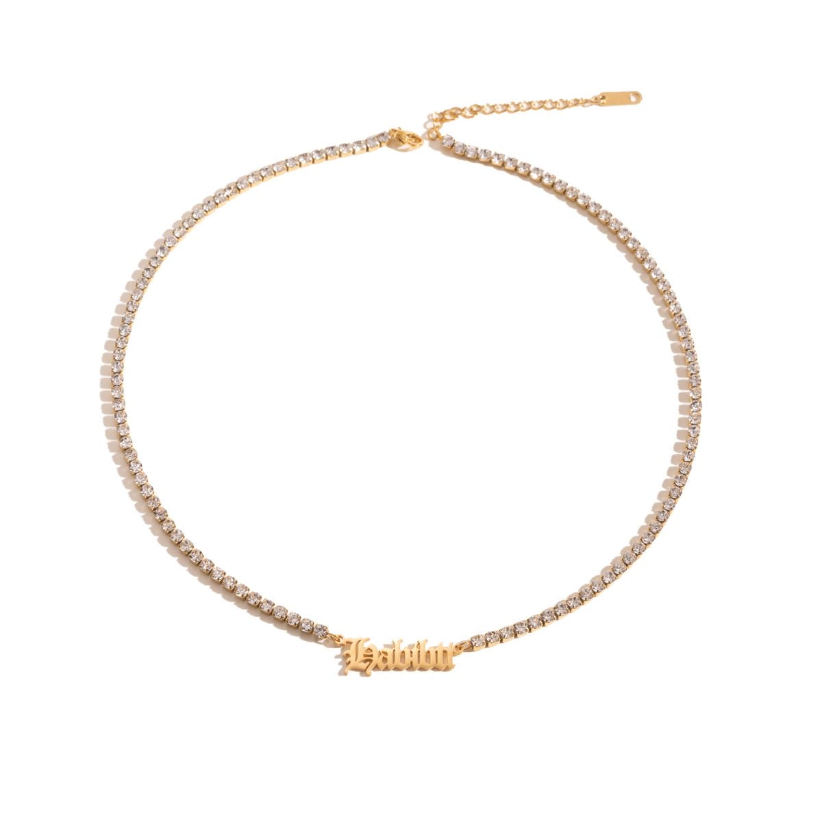 The Habibti Tennis Necklace