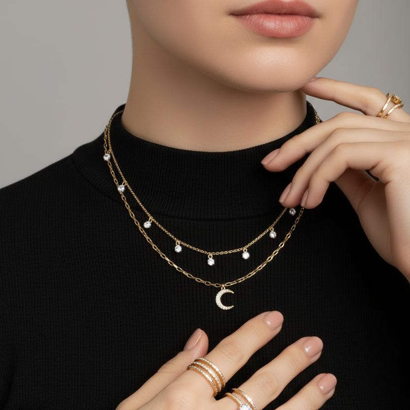 The Layla Moon Necklace