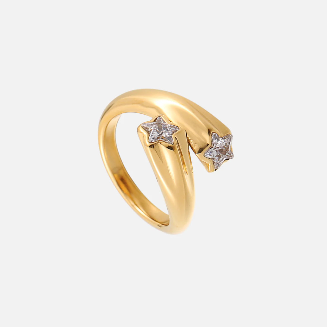 The Lyra Star Wrap Ring