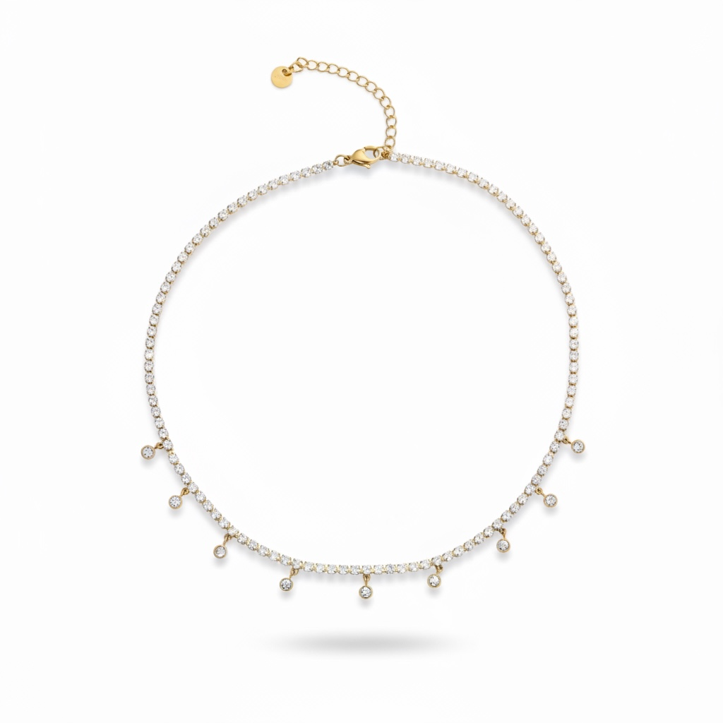 The Celeste Drop Choker