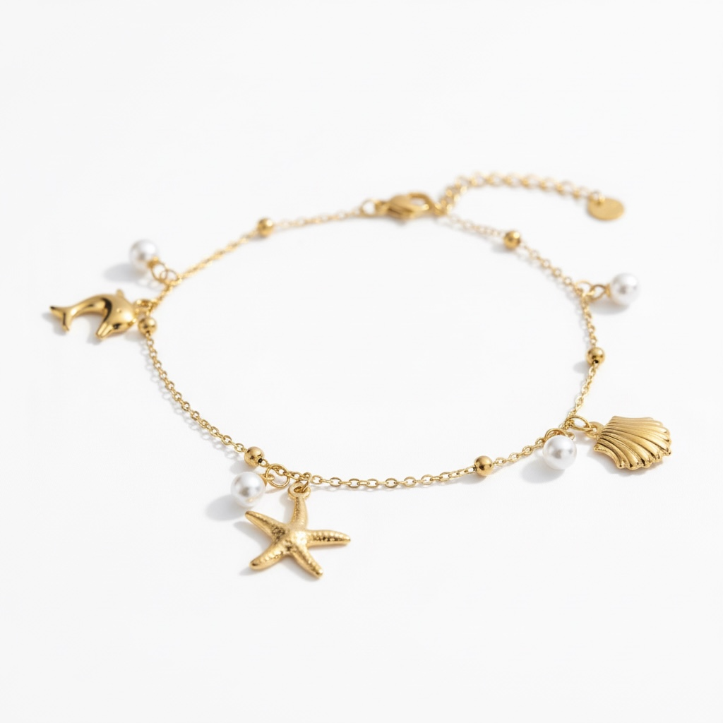 The Marina Charm Anklet