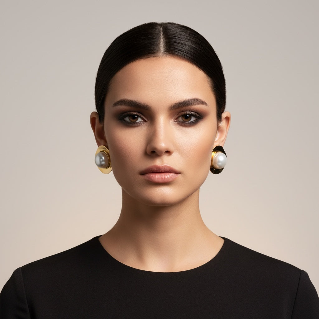 The Luna Pearl Studs
