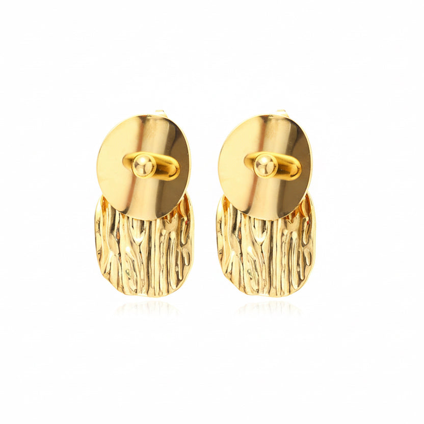 Sahara Textured Drop Earrings