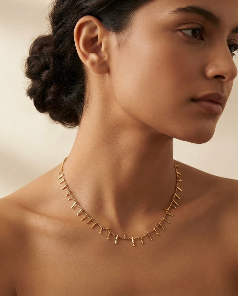 The Fringe Bar Necklace