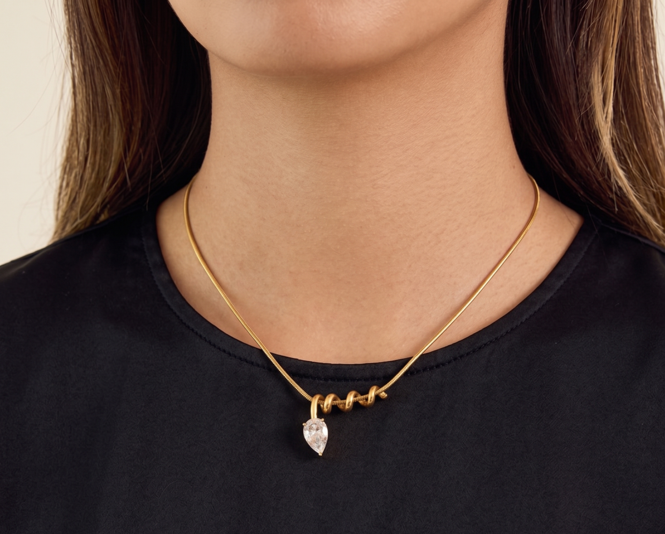 The Serpent Crystal Necklace