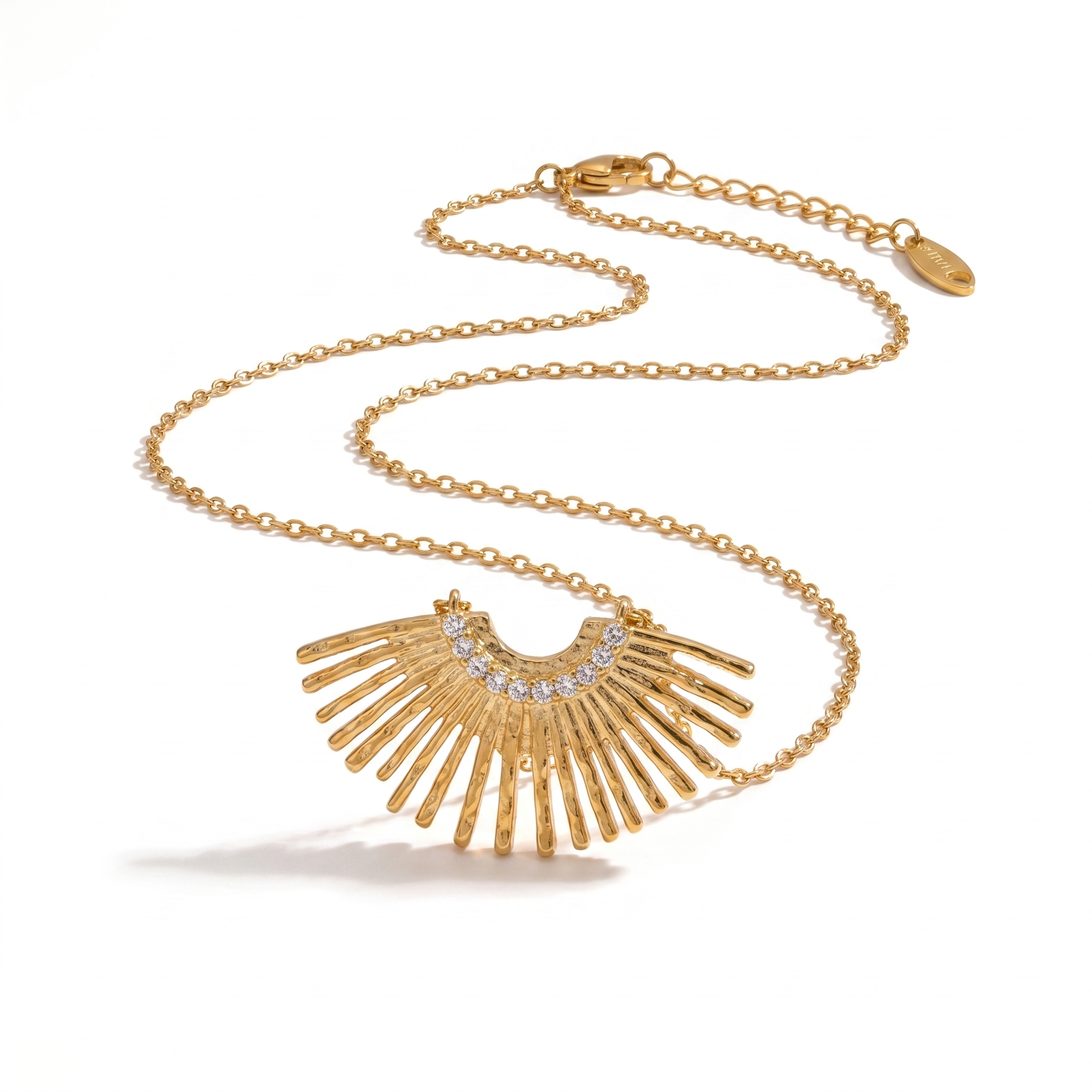 The Soleil Fan Necklace