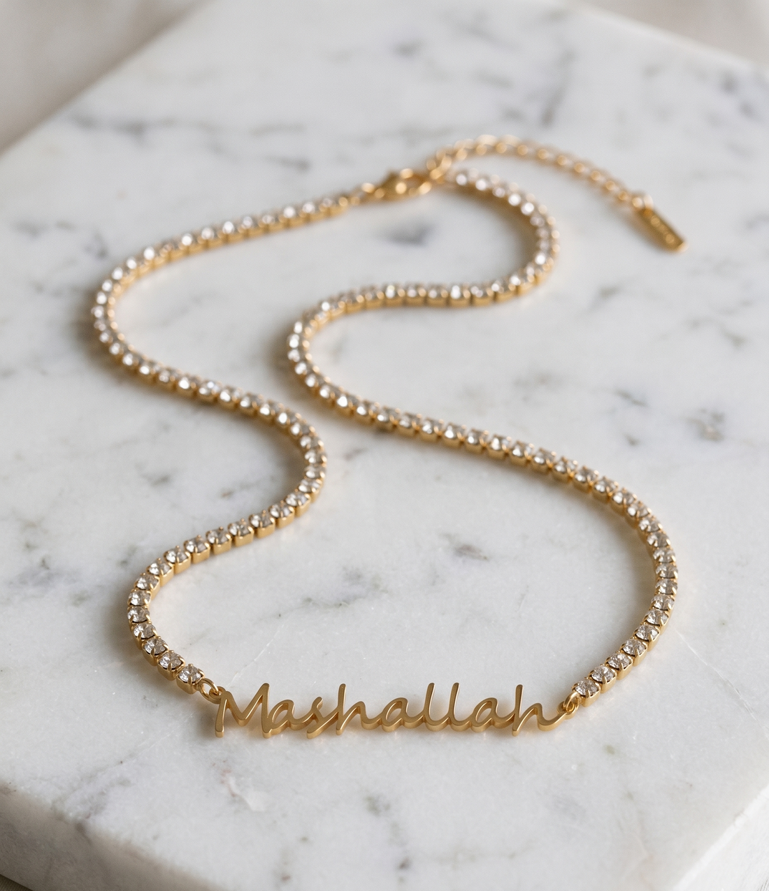 The Mashallah Tennis Necklace