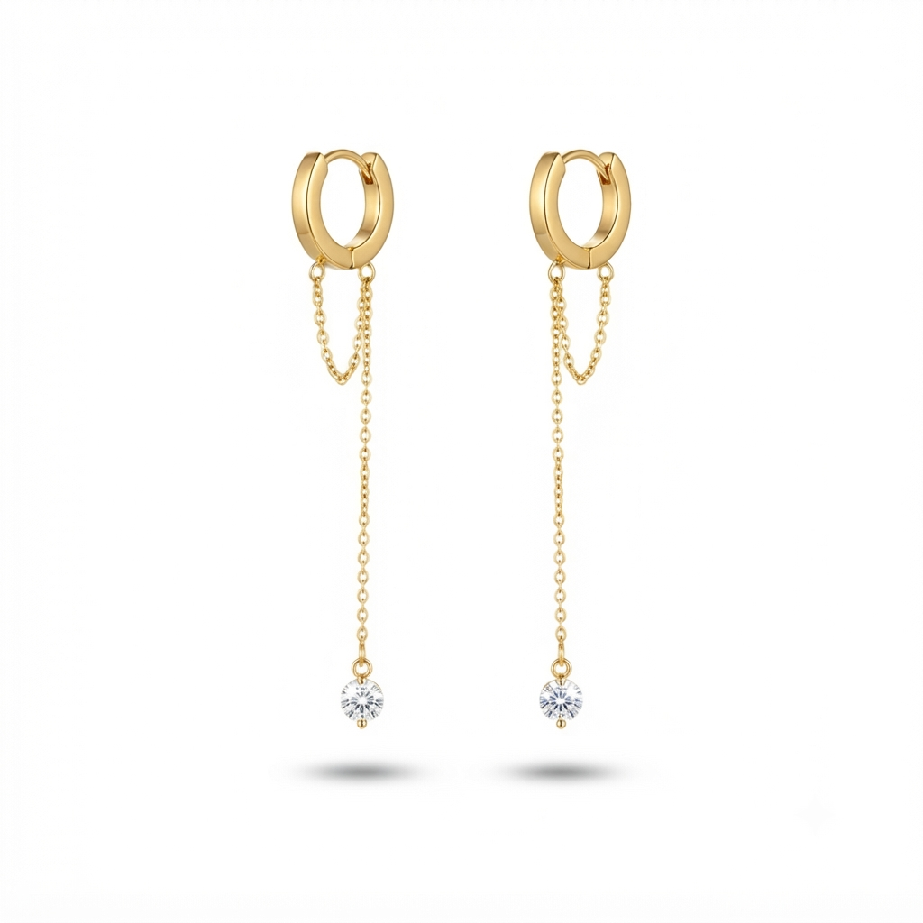 The Sway Chain Drop Hoops