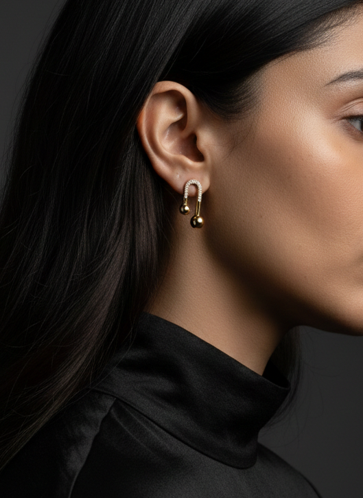 The Orbit Drop Earrings