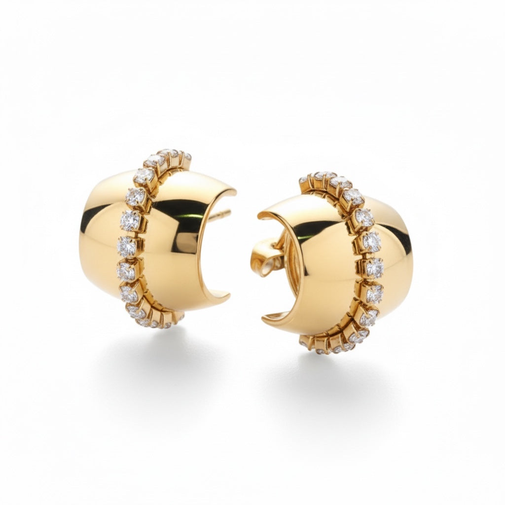 The Dome Pavé Hoops