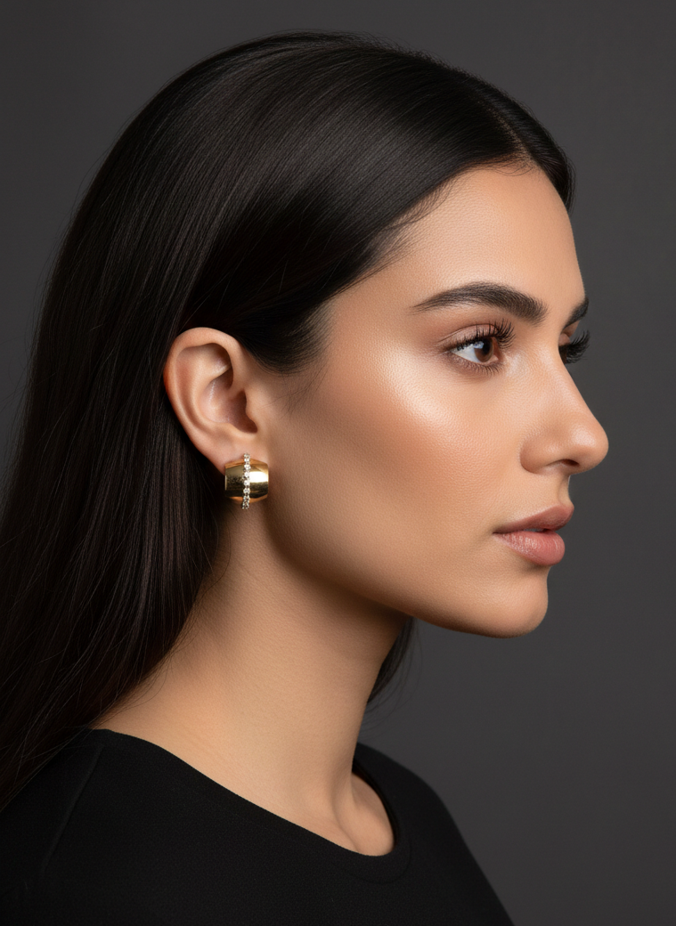 The Dome Pavé Hoops