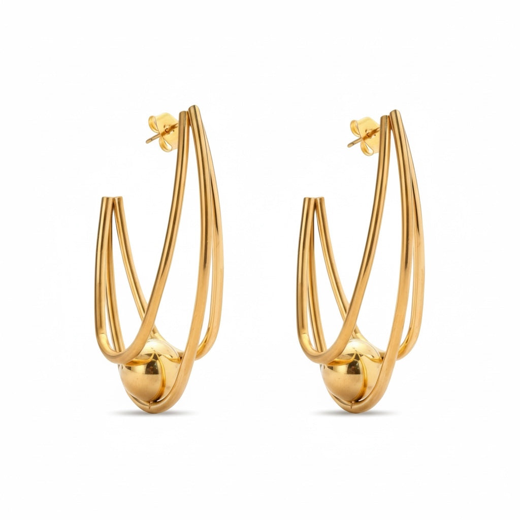 The Sphere Drop Hoops