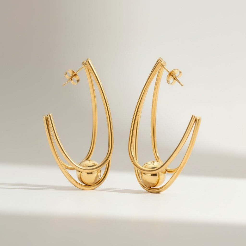 The Sphere Drop Hoops