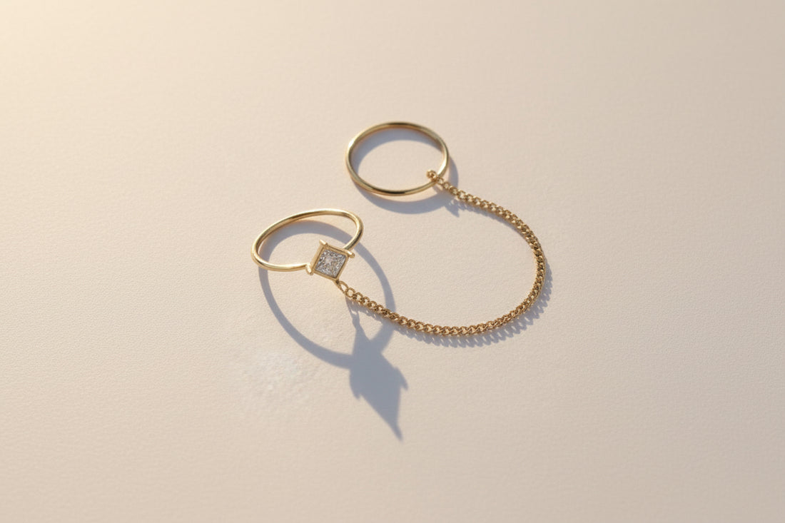 The Chain Link Double Ring