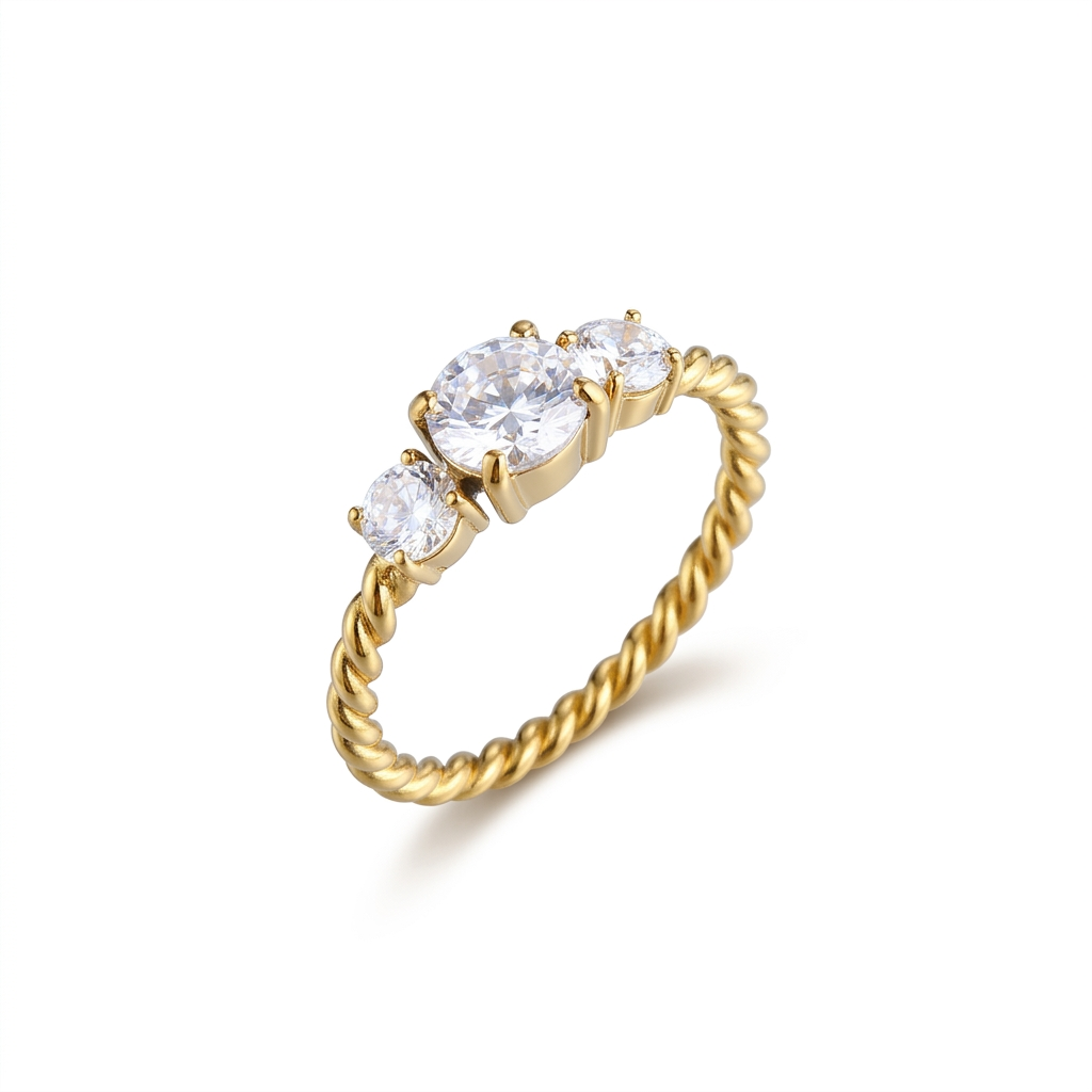 The Twisted Trio Ring