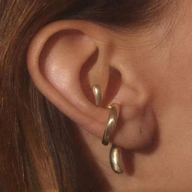 The Molten Wave Ear Cuffs
