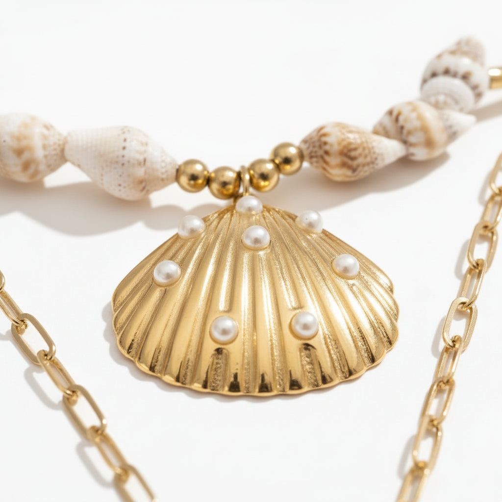 The Coquina Shell Necklace