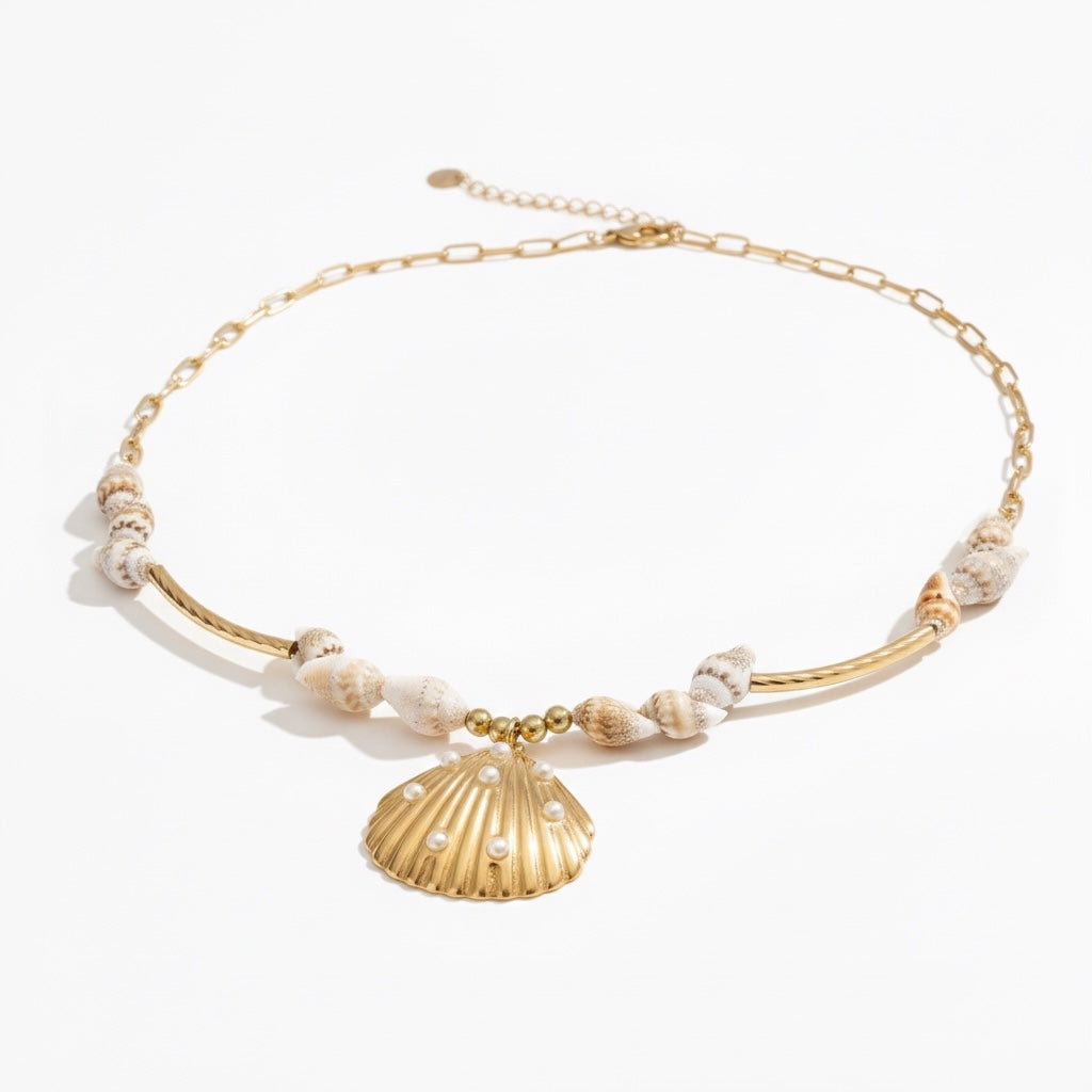The Coquina Shell Necklace