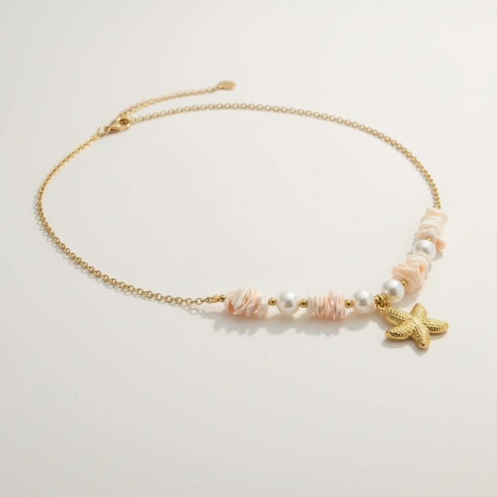 The Rosé Starfish Necklace