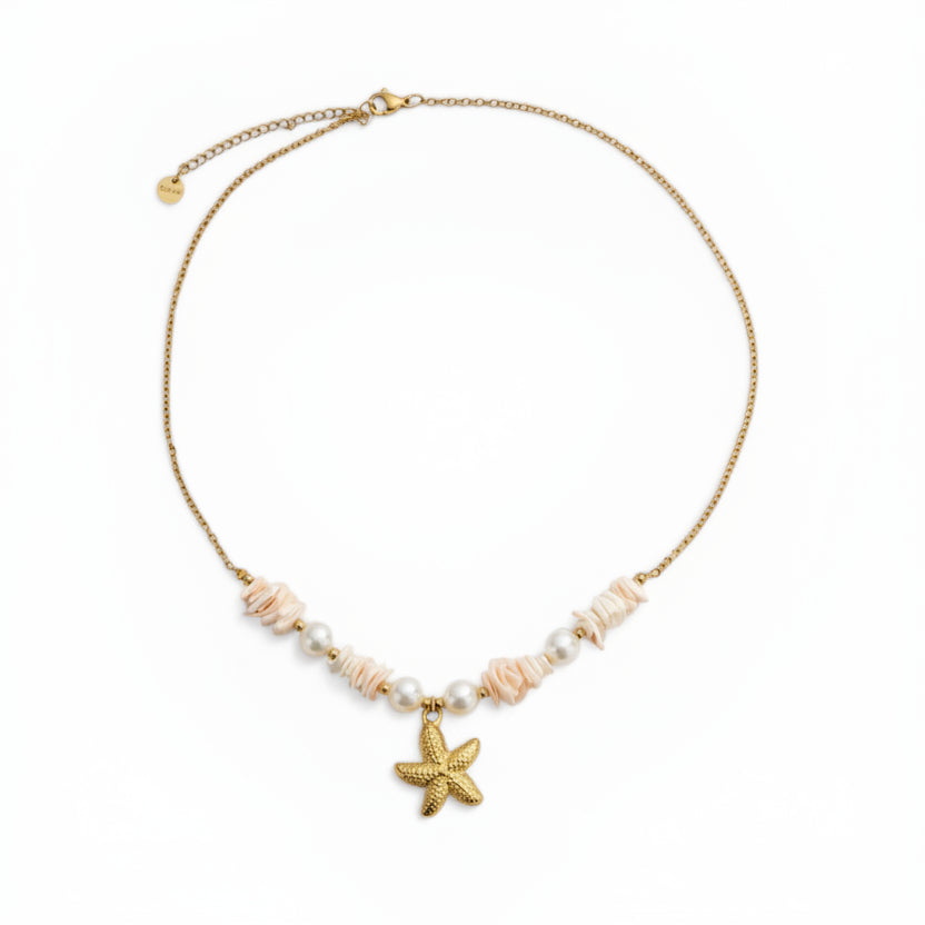 The Rosé Starfish Necklace