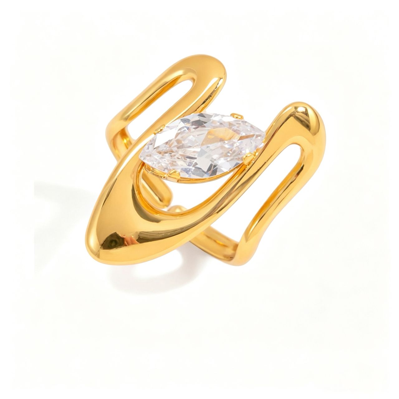 The Orbit Marquise Ring