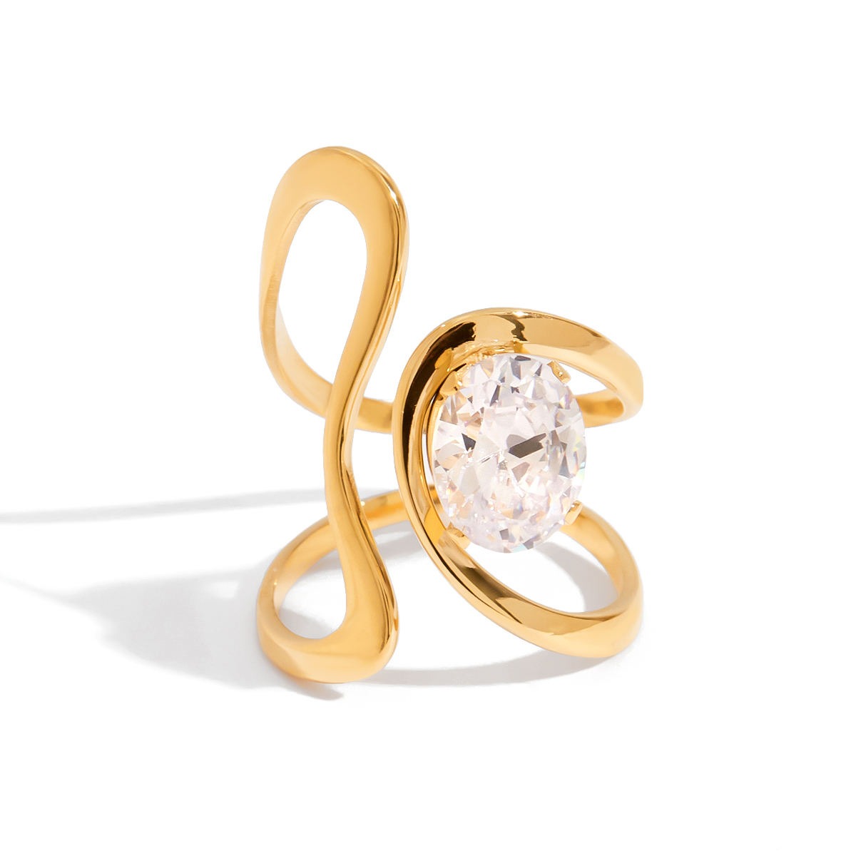The Infinity Solitaire Ring