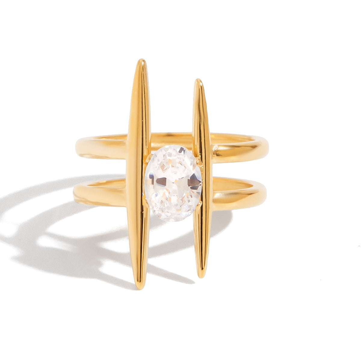 The Eclipse Double Band Ring