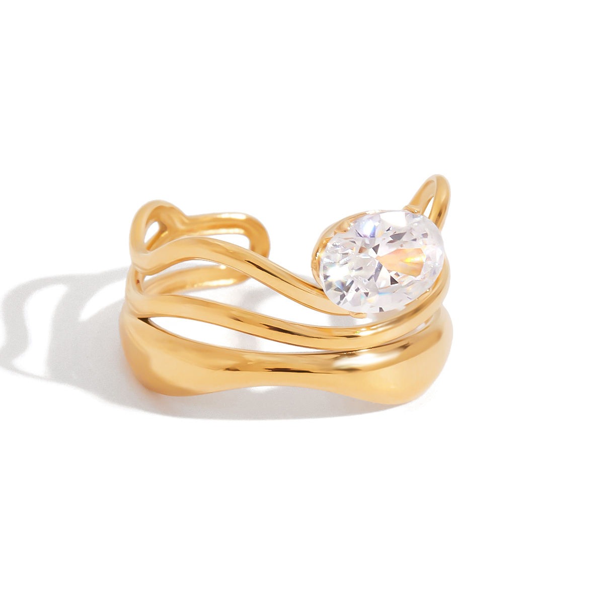 The Wave Crest Ring