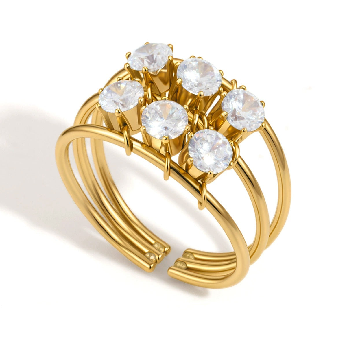 The Cluster Crown Ring