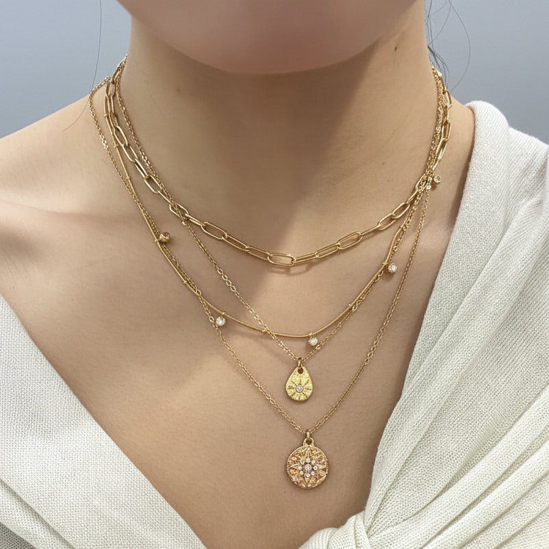 The Celestia Layered Necklace