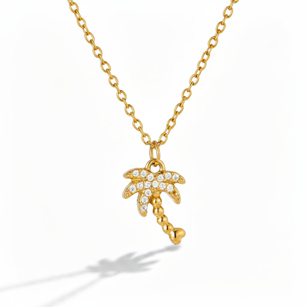 The Palm Crystal Necklace