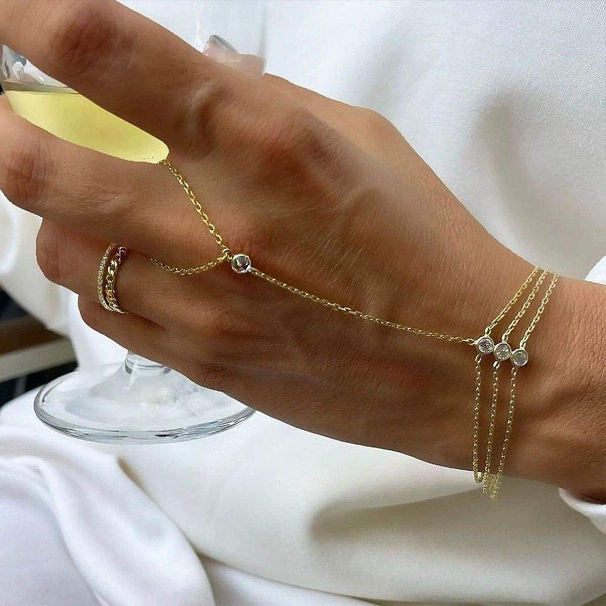 The Triple Layer Hand Chain
