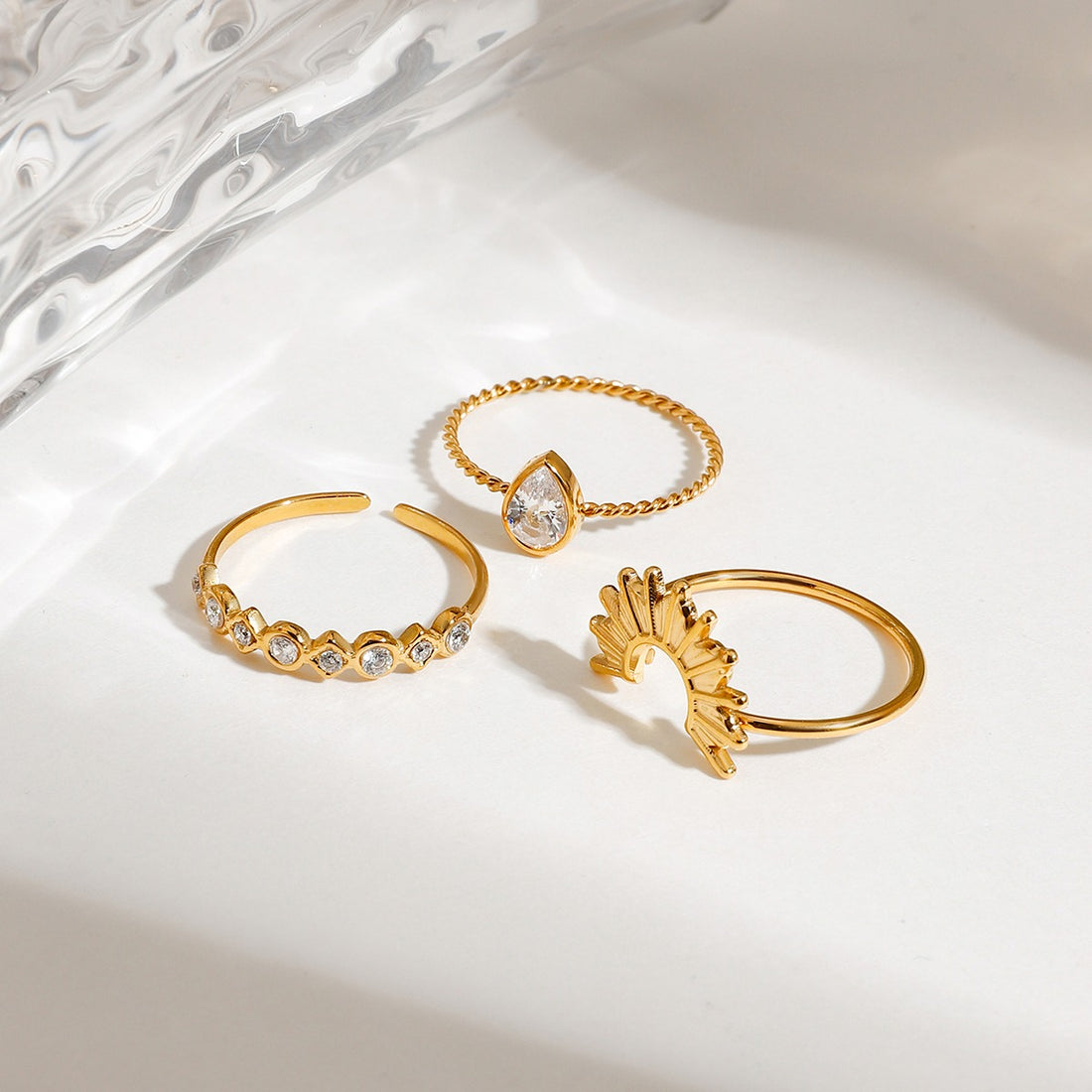 The Sunburst Trio Stack Set