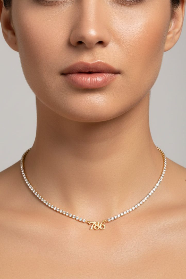 The 786 Tennis Necklace